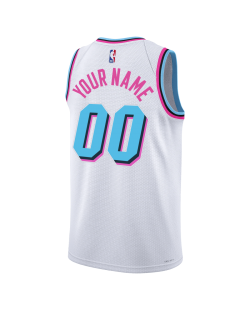 Maillot personnalisé Miami Heat White City Edition