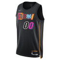 Maillot Mashup noir Miami Heat personnalisé