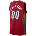 Maillot de déclaration rouge Miami Heat personnalisé