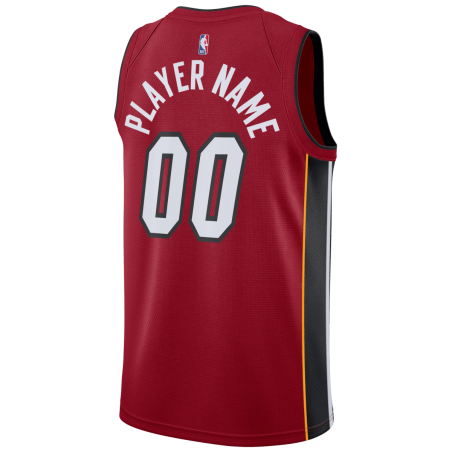 Maillot de déclaration rouge Miami Heat personnalisé