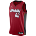 Maillot de déclaration rouge Miami Heat personnalisé