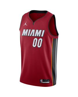 Maillot de déclaration rouge Miami Heat personnalisé
