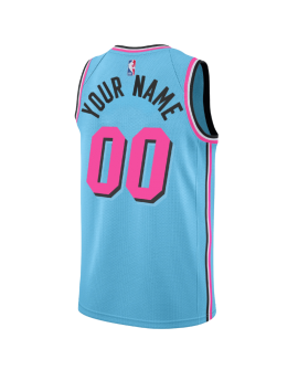 Maillot ViceWave bleu Miami Heat personnalisé