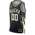 Maillot personnalisé Milwaukee Bucks Black Fast Statement