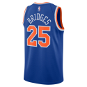 Mikal Bridges #25 Maillot icône bleu des New York Knicks