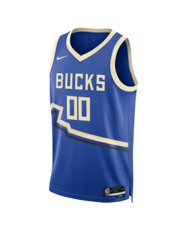 Maillot personnalisé Milwaukee Bucks Royal City Edition