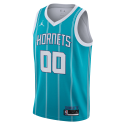 Maillot personnalisé icône sarcelle Charlotte Hornets