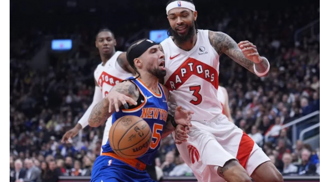 Les Knicks ferment les Raptors en retard pour prolonger la victoire de série à 12