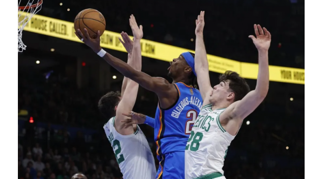Shai Gilgeous-Alexander batt le record de Wilt en tant que Thunder Edge Celtics