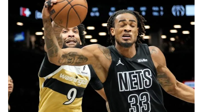 Les Nets marquent 80 points en première mi-temps et battent les Wizards 127-113