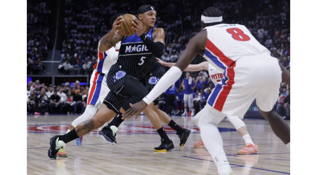 NBA roundup: Magic lead from start, down top-seeded Pistons en ouverture