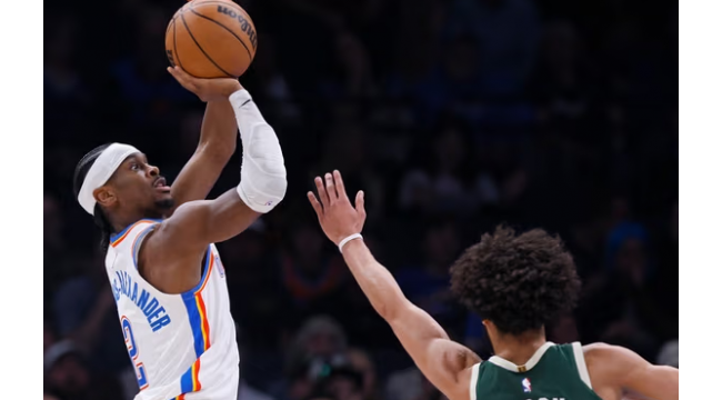 Gilgeous-Alexander marque 40 points alors que le Thunder court passe les Bucks 122-102