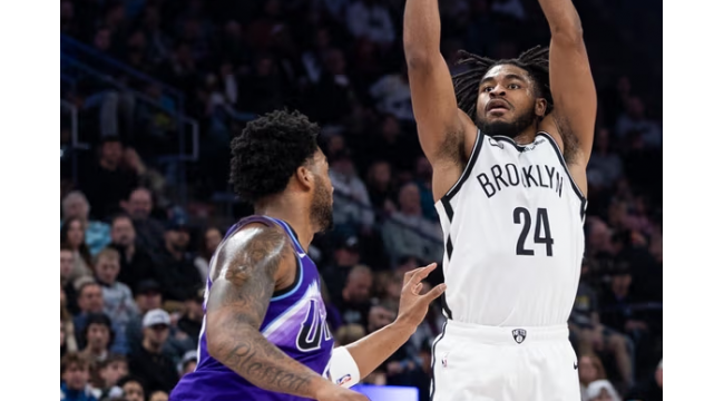 Egor Demin établit un record de 3 points pour les débutants de la NBA alors que les Nets remportent 7 matchs avec une victoire de 109-99 sur Jazz