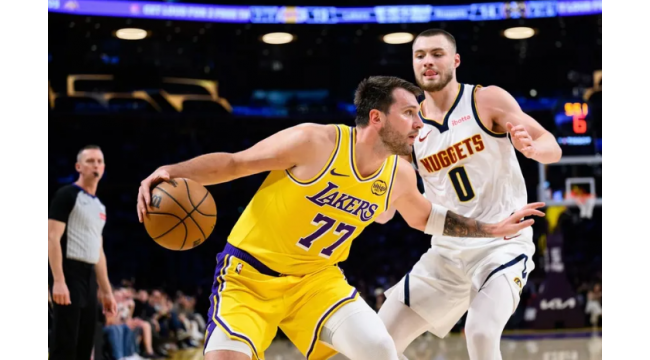 Lakers top Nuggets dans OT Luka Doncic dernier coup de seconde