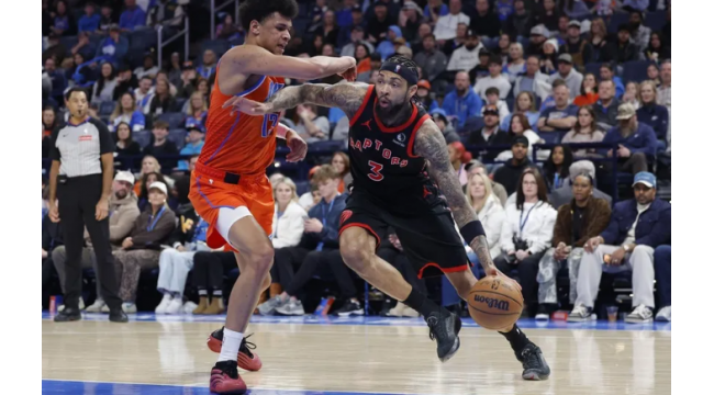 Les Raptors tentent de balayer les séries de saison alors que Thunder visite Toronto