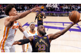 LeBron manque à peine le triple-double, Luka ajoute 27 dans la victoire 141-116 des Lakers sur les Hawks