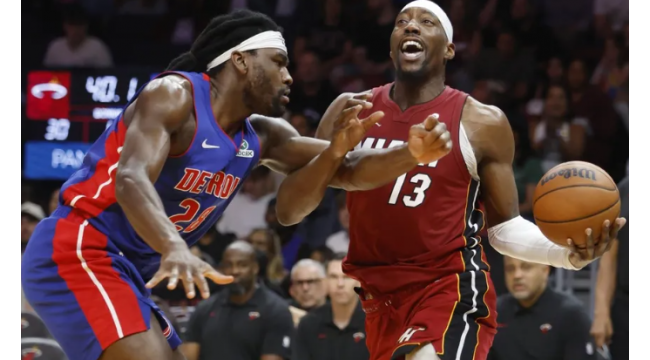 La chaleur continue de rouler, la main est-leader Pistons quatrième perte consécutive