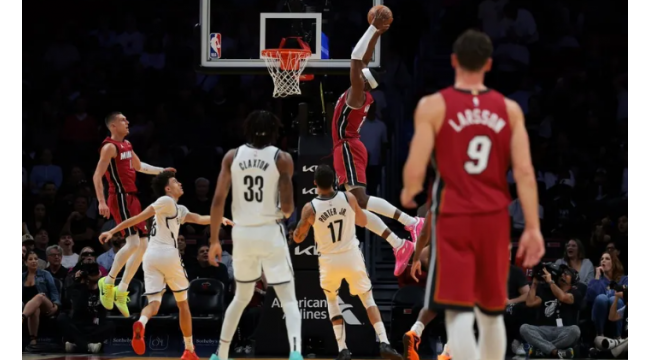 Kel'el Ware remporte la fiche de statistiques comme Heat hand Nets 10ème perte consécutive